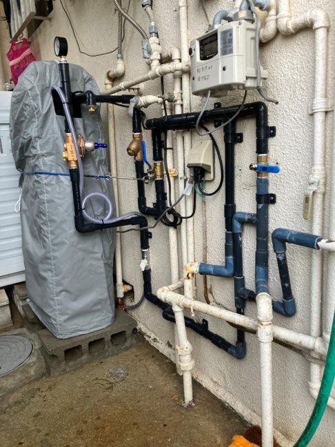 軟水機浄水器導入実績：八重瀬町T様宅