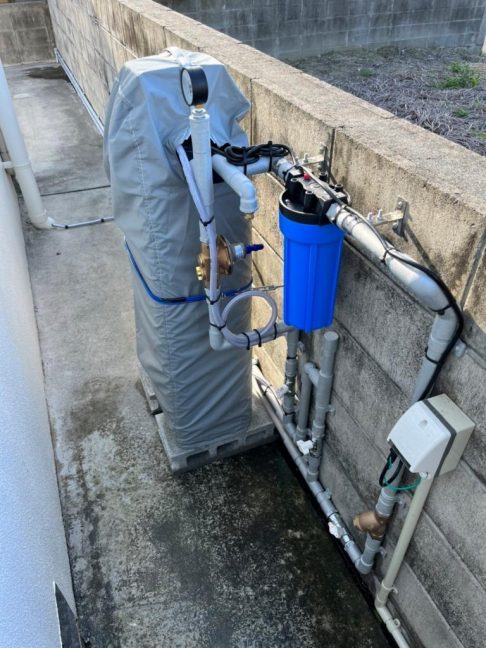 軟水機浄水器導入実績：八重瀬町K様宅