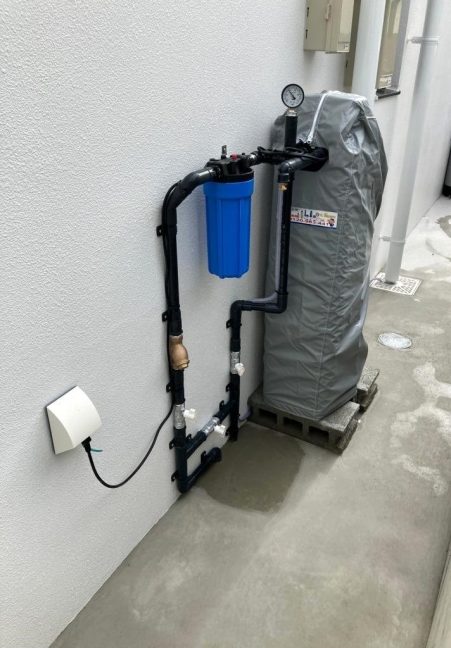 軟水機浄水器導入実績：宜野湾市N様宅　新築住宅