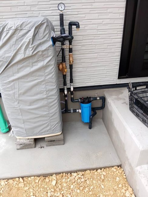 軟水機浄水器導入実績：八重瀬町T様宅　新築住宅