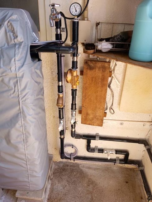軟水機浄水器導入実績：伊江村K様宅