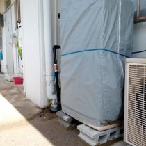 軟水機浄水器導入実績：金武町Y様宅　アパート設置③