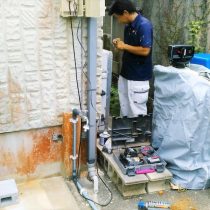 軟水機浄水器導入実績：金武町Y様宅