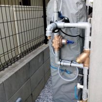 軟水機浄水器導入実績：糸満市U様宅　新築住宅