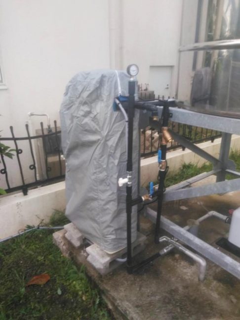 軟水機浄水器導入実績：北中城村J様宅