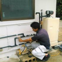 軟水機浄水器導入実績：本部町Ｔ様宅