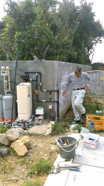 軟水機浄水器導入実績：本部町Y様宅 新築住宅