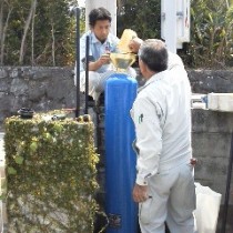 軟水機浄水器導入実績：本部町Ｙ様宅