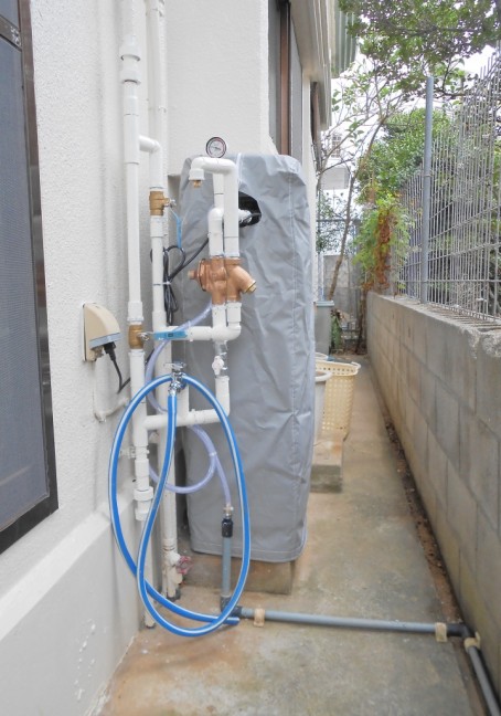 軟水機導入実績：八重瀬町T様宅 新築住宅