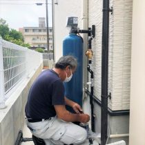 軟水機浄水器導入実績：八重瀬町Ｍ様宅