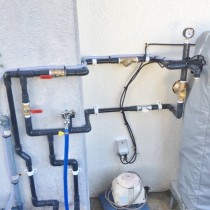 軟水機浄水器導入実績：本部町Y様宅