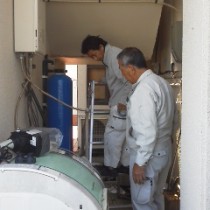 軟水機浄水器導入実績：本部町Ｙ様宅　2台目設置工事