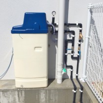 軟水機浄水器導入実績：金武町N様宅　新築住宅