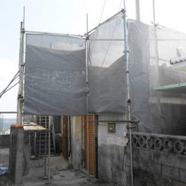 防水工事・外壁塗装・補修工事実績：那覇市T様宅