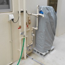 軟水機導入実績：金武町A様宅　新築住宅