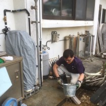 軟水機浄水器導入実績：本部町Y様宅