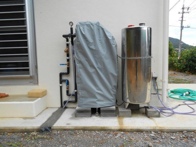 軟水機浄水器導入実績：本部町Ｔ様宅　新築住宅