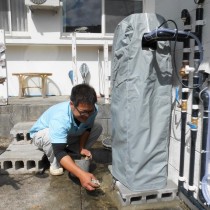 軟水機浄水器導入実績：本部町O様宅　