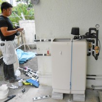 軟水機導入実績：北谷町T様宅